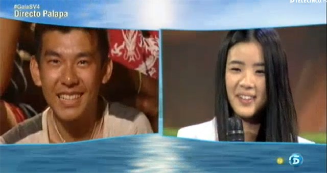 Yawen, la novia de Yong Li le da una sorpresa en Supervivientes 2014