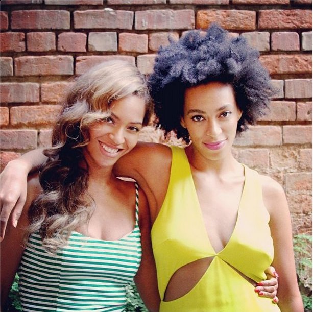 Beyonce y Solange Knowles juntas en público