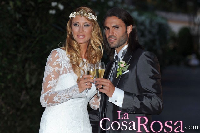 La modelo Elisabeth Reyes y el futbolista Sergio Sánchez ya son marido y mujer