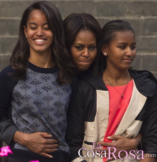 Sasha Obama visita el set de Pequeñas mentirosas