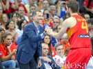 Felipe VI apoya a la selección nacional de baloncesto