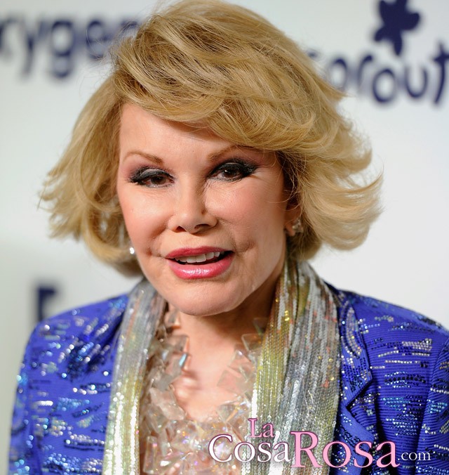 Joan Rivers se encuentra muy grave tras sufrir un paro cardíaco y respiratorio