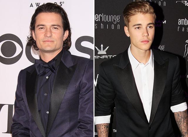 Orlando Bloom, un héroe tras su pelea con Justin Bieber