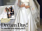 Así fue el vestido de boda de Angelina Jolie