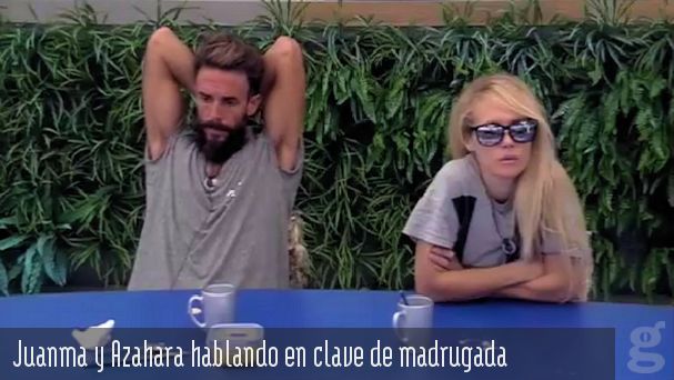 Azahara y Juanma, de Gh 15, hacen planes de futuro hablando en clave