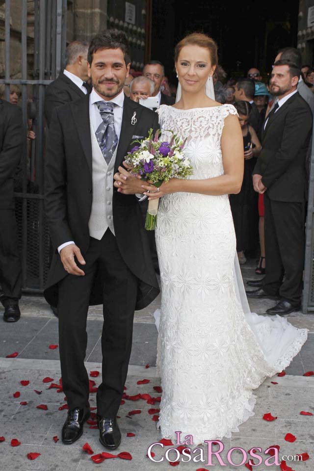 David de María y su manager Lola Escobedo ya son marido y mujer