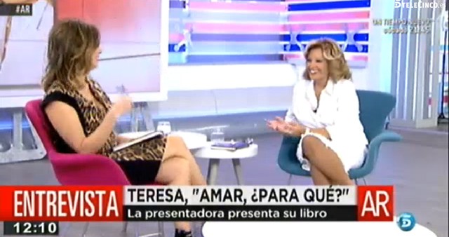 Una pícara Ana Rosa Quintana entrevista a María Teresa Campos