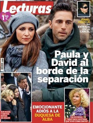 Crisis entre Paula Echevarría y David Bustamante según Lecturas