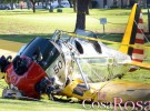 Calista Flockhart prohíbe volar solo a Harrison Ford tras su accidente