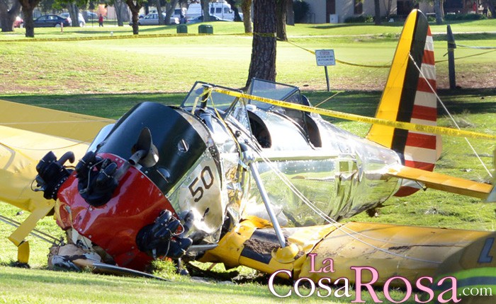 Calista Flockhart prohíbe volar solo a Harrison Ford tras su accidente