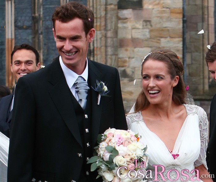 El tenista Andy Murray se casa con Kim Sears en Escocia