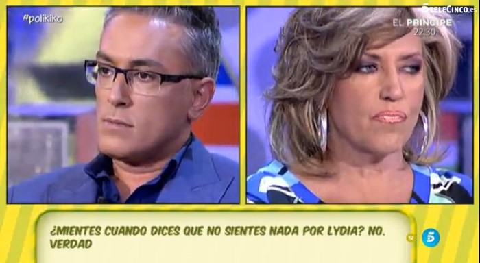 Kiko Hernández no quiere a Lydia Lozano