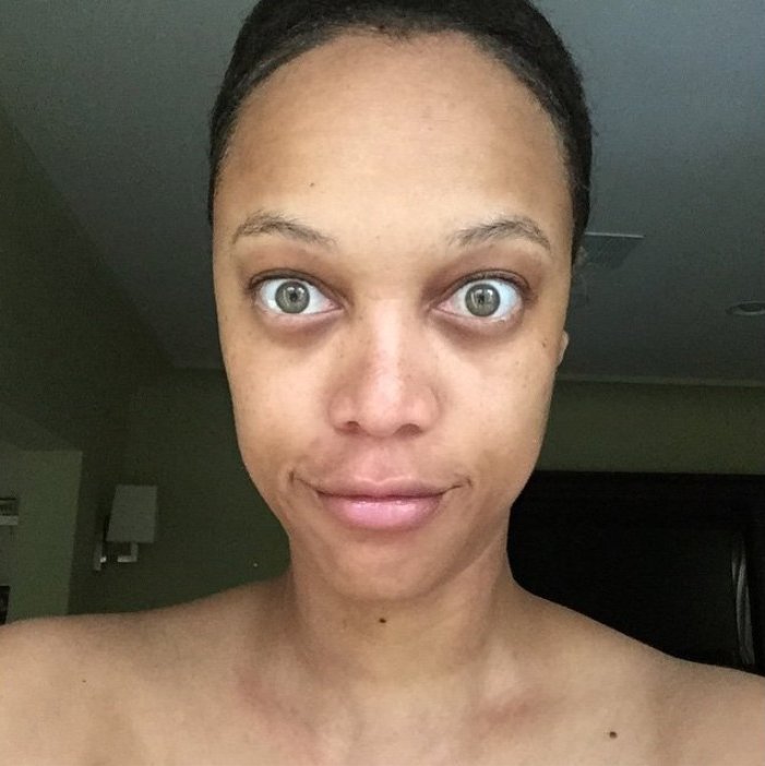 Tyra Banks, su selfie sin maquillaje se convierte en viral