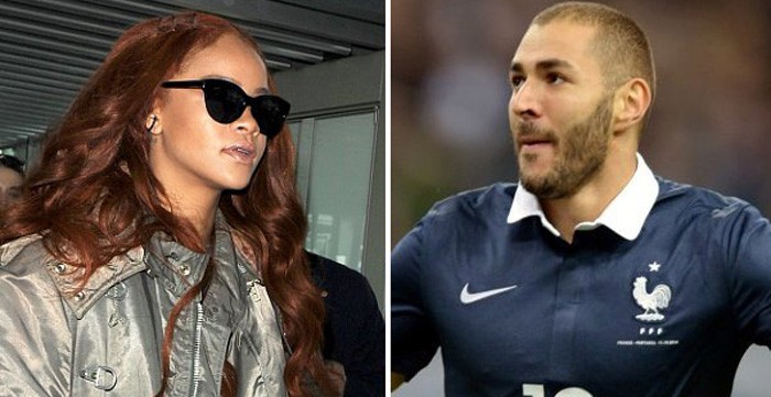 Rihanna y Benzema comparten una cena romántica en California