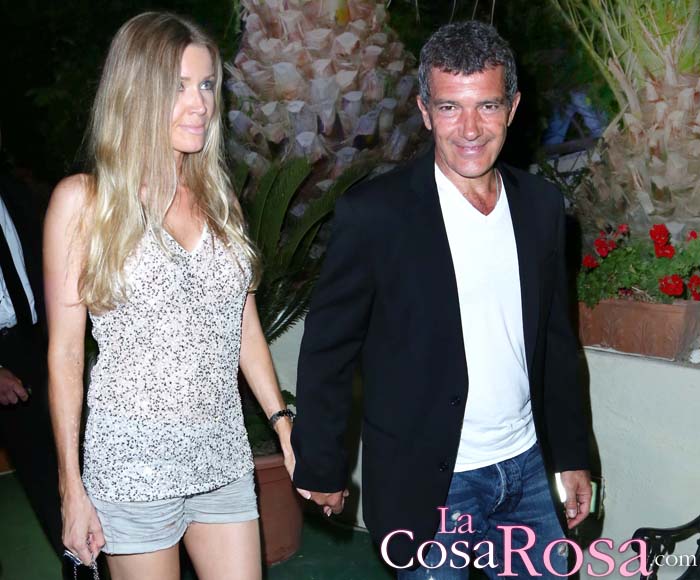 Antonio Banderas y Nicole Kimpel pasean su amor por Italia