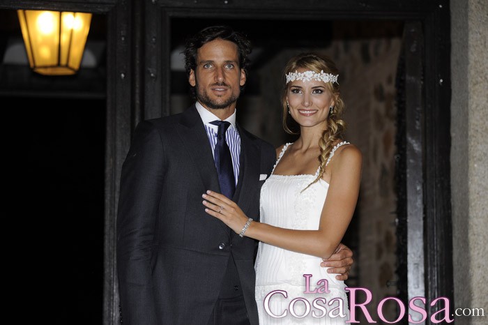 El tenista Feliciano López y la modelo Alba Carrillo se casan en Toledo