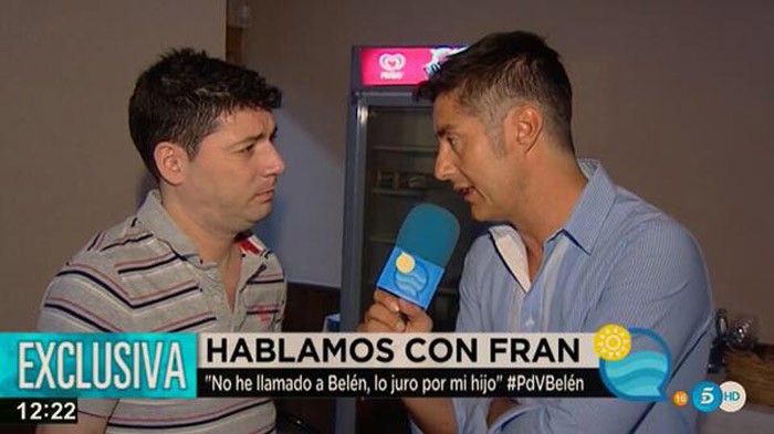 Fran Álvarez explica que no participó en Supervivientes por culpa de Belén Esteban