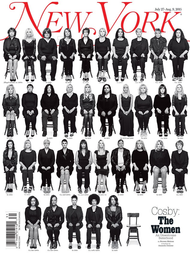 Las víctimas de Bill Cosby en la portada de la revista New York