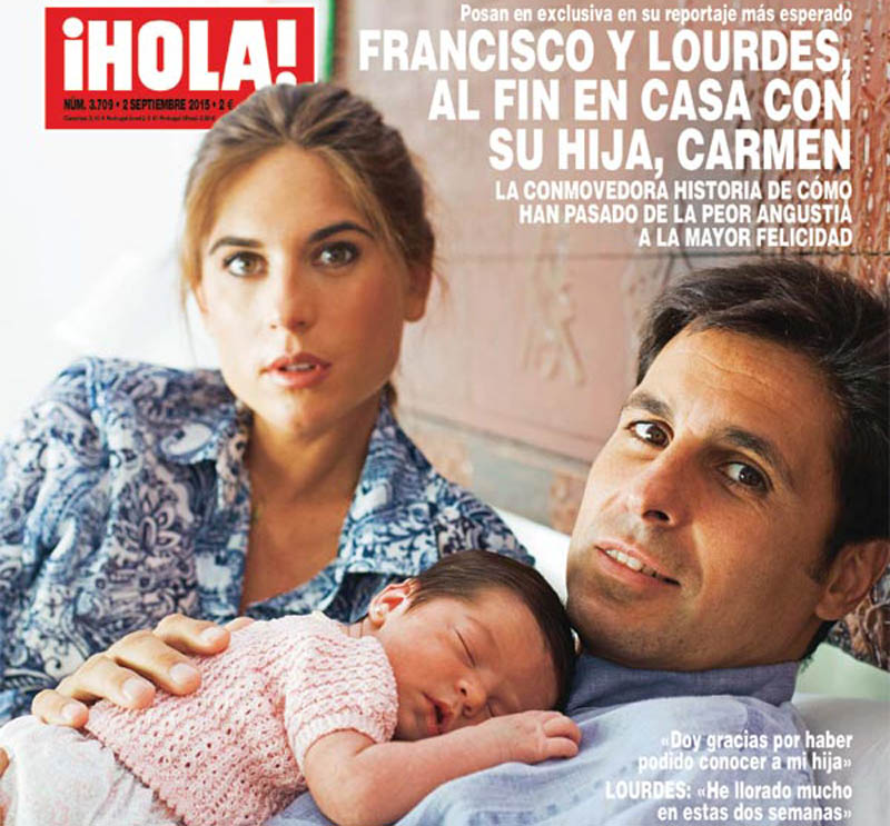 Francisco Rivera y Lourdes Montes, protagonistas de la portada de ¡Hola!