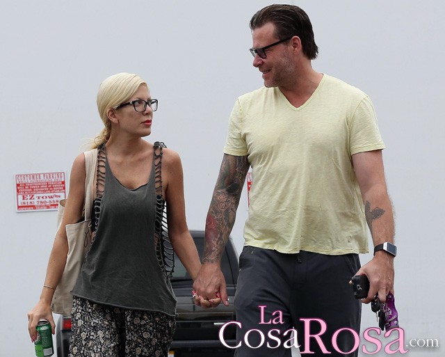 Tori Spelling acusa a su marido de tener una cuenta en Ashley Madison