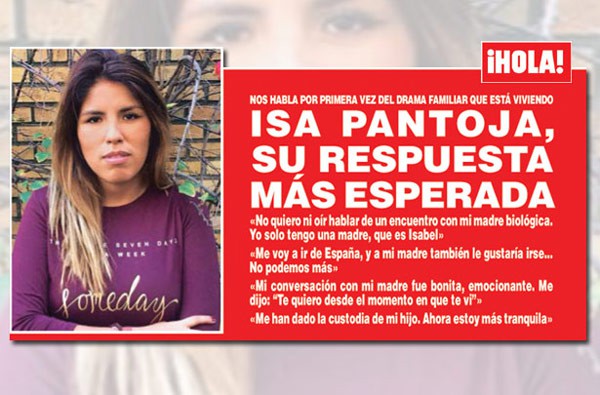 Chabelita habla sobre su madre biológica en ¡Hola!