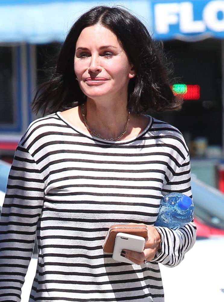 Courteney Cox, exceso de tratamientos estéticos antes de su boda