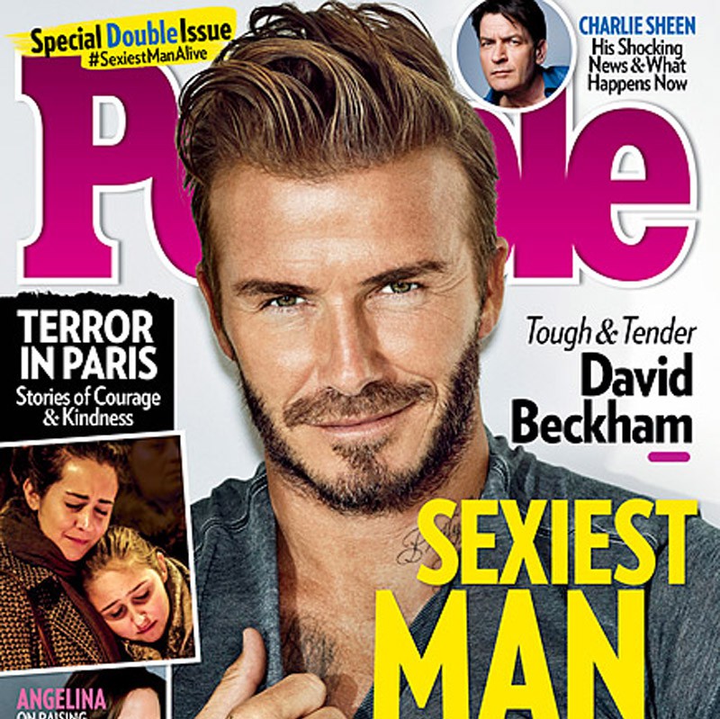 David Beckham, el hombre más sexy del mundo de 2015 para People