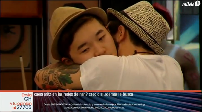 Han y Aritz piden una hora sin cámaras para una «cena romántica de amigos» en GH 16