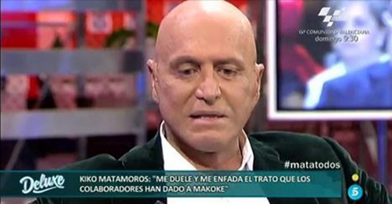 Kiko Matamoros reaparece en el Deluxe con lágrimas en su defensa a Makoke