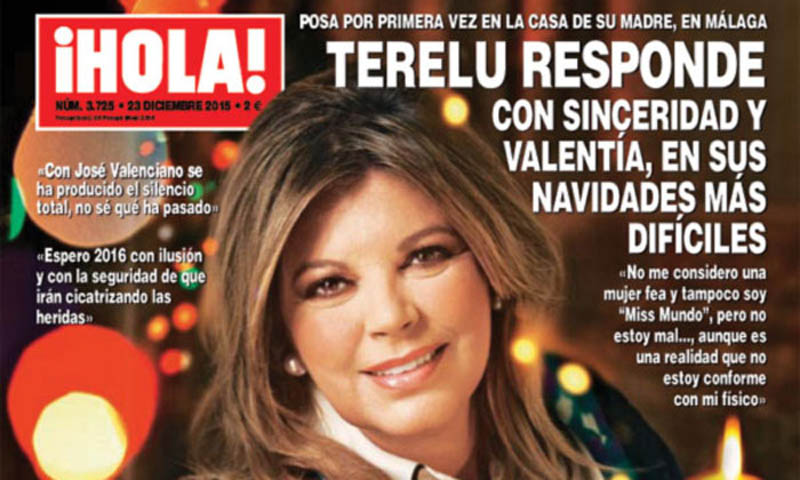 Terelu Campos afronta sus navidades más difíciles en la portada de ¡Hola!