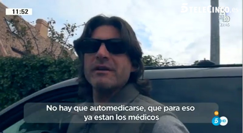 Toño Sanchís comenta que estaba ansioso y se automedicó