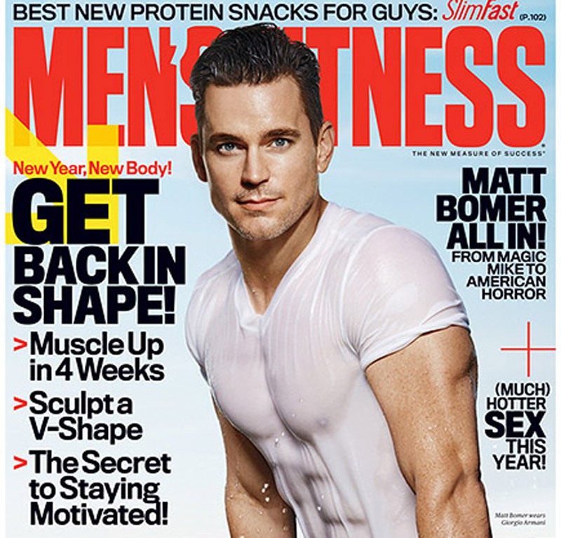 Matt Bomer habla de los consejos de Lady Gaga en su sexy posado para Men’s Fitness