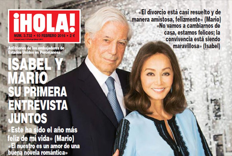 Isabel Preysler y Mario Vargas Llosa conceden su primera entrevista conjunta