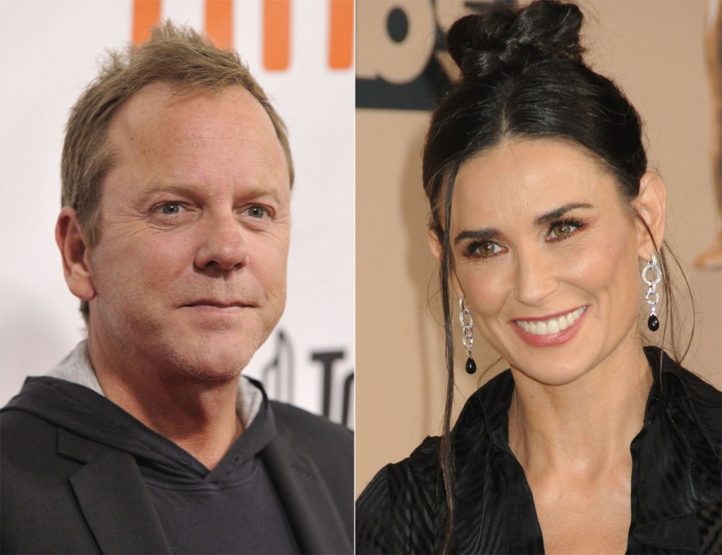 Demi Moore y Kiefer Sutherland, posible pareja sentimental