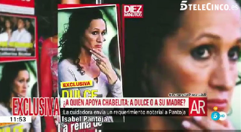 Chabelita se posiciona junto a Dulce en su enfrentamiento legal contra su madre