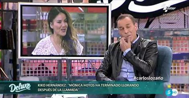 Carlos Lozano y Mónica Hoyos, discrepancias en Sálvame Deluxe