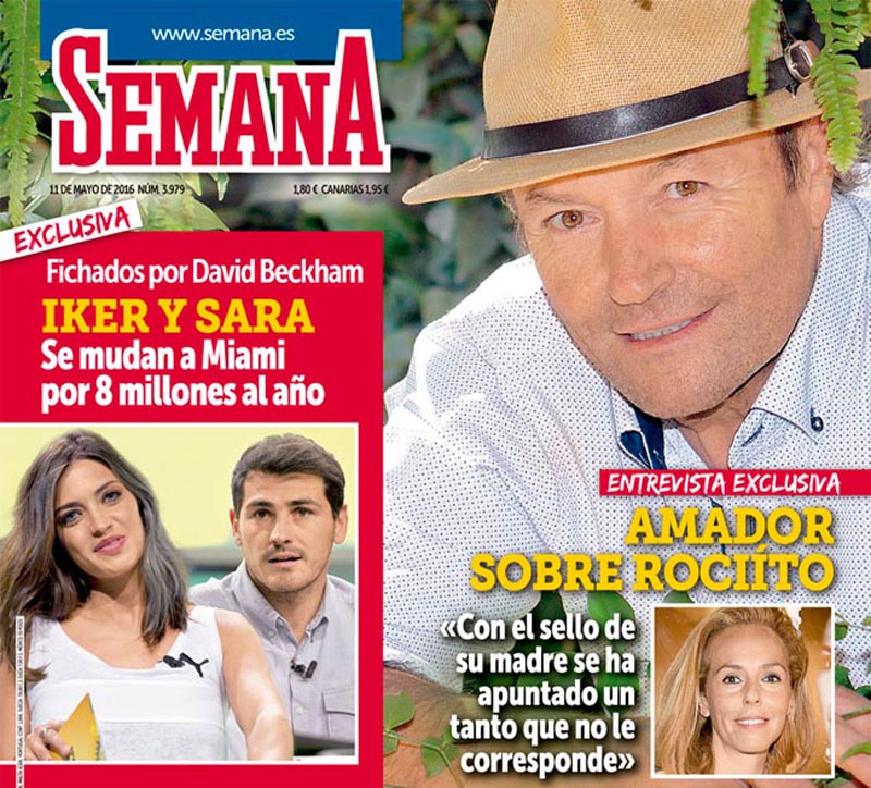 Amador Mohedano, duras críticas a Rocío Carrasco en la revista Semana