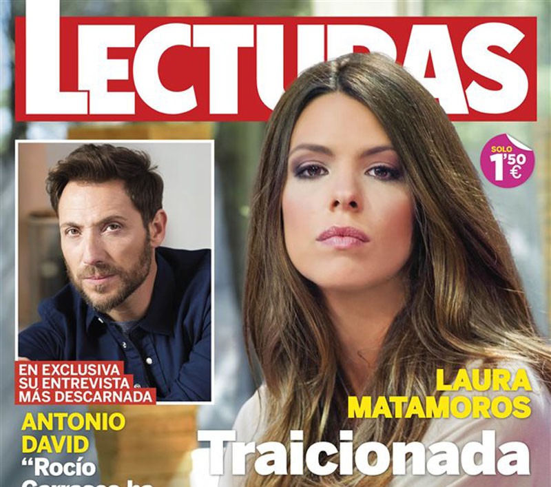 Laura Matamoros en la portada de Lecturas por la traición de su padre y hermano