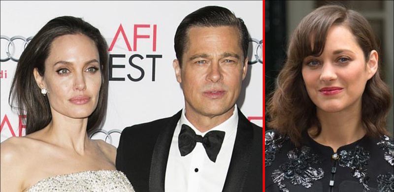 Angelina Jolie preocupada por la relación entre Brad Pitt y Marion Cotillard