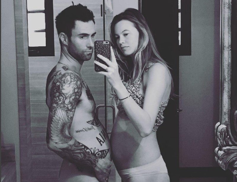 Adam Levine y Behati Prinsloo ya son padres de una niña