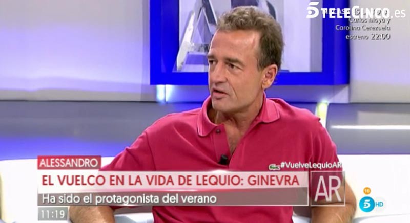 María Palacios y Alessandro Lequio hablan de Ginevra Ena en El programa de Ana Rosa