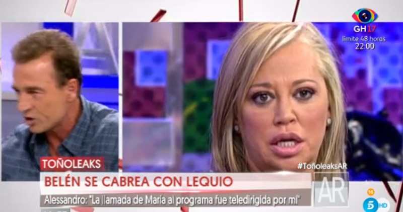 Alessandro Lequio opina sobre la generosidad de Belén Esteban con su familia