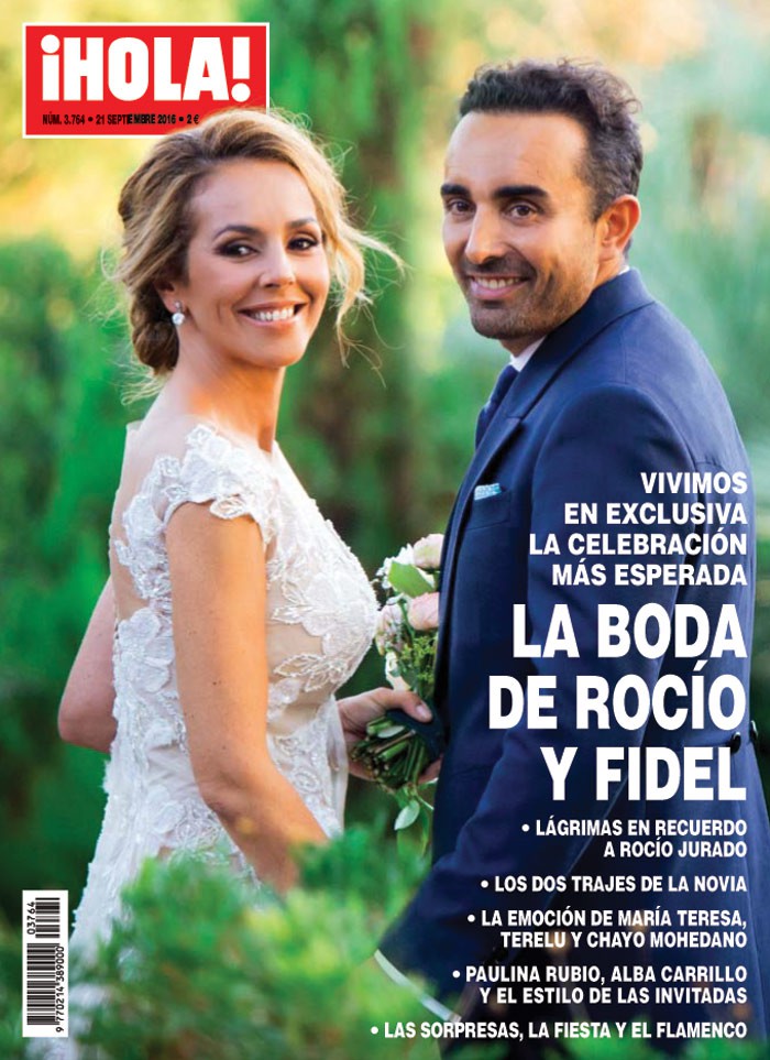 Rocío Carrasco y Fidel Albiac, exclusiva de su boda en la edición especial de ¡Hola!