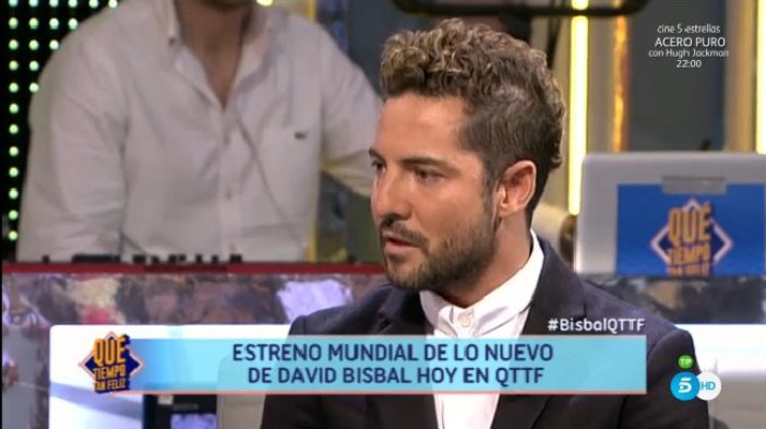 David Bisbal repasa su vida en ¡Qué tiempo tan feliz!