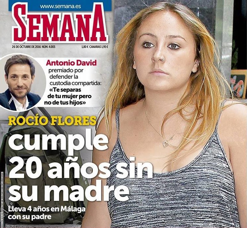 Rocío Flores Carrasco cumple 20 años con la ausencia de su madre en su vida