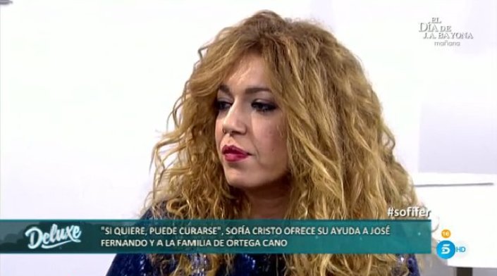 Sofía Cristo compara su caso con el de José Fernando Ortega