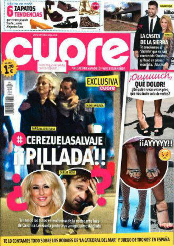 Carolina Cerezuela y Jaime Anglada, la revista Cuore comenta su relación