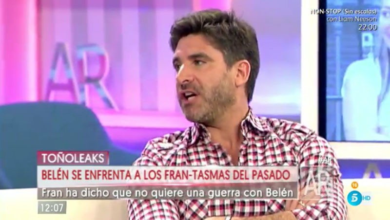 Toño Sanchís se estrena como colaborador en El programa de Ana Rosa