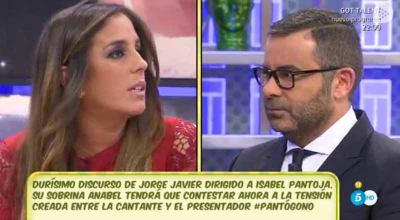 Jorge Javier Vázquez responde con dureza a Isabel Pantoja