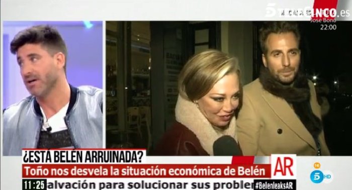 Toño Sanchís: «Belén Esteban no ha querido pagar a Hacienda nunca»